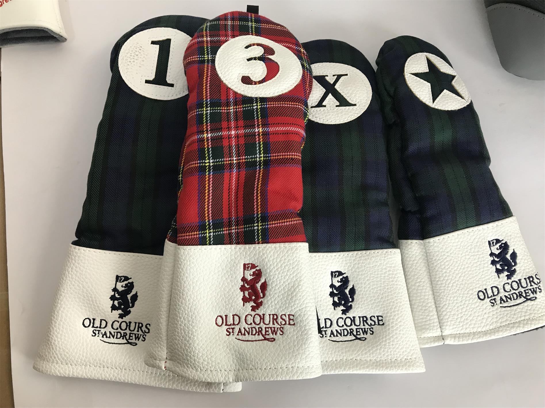 Legend Times Golf tartan headcover
