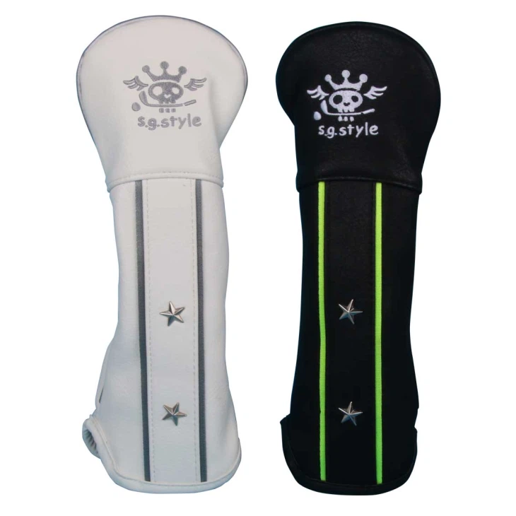 Skull Golf PU Wood Club Headcover