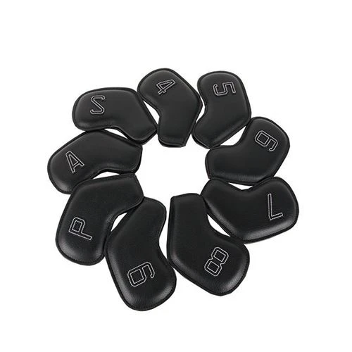 Hot Selling Litchi Pu Leather Golf Iron Head Covers Set Headcover Hot Selling Litchi Pu Leather Golf Iron Head Covers Set Headcover